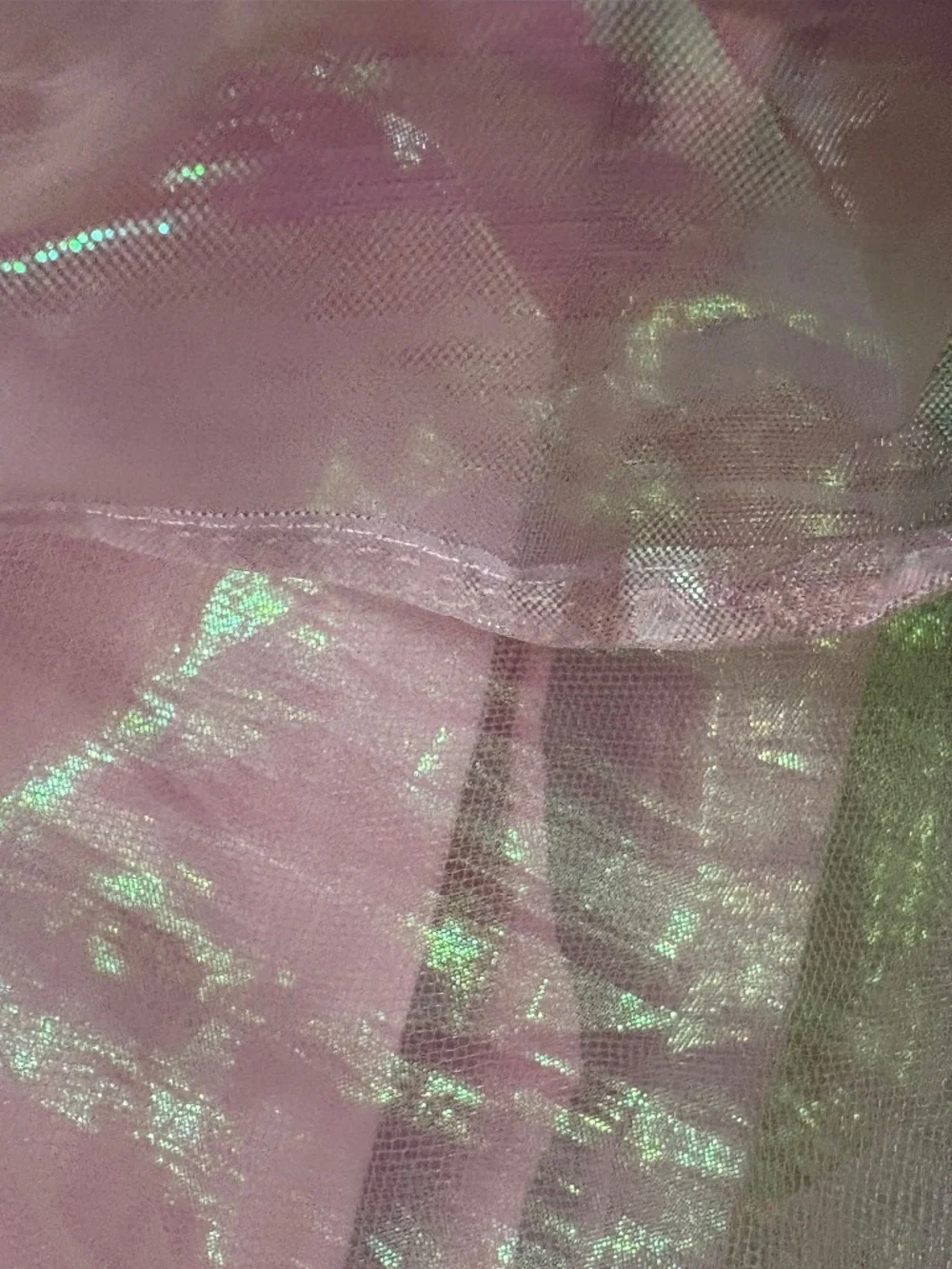 Fairytale by Pink & Violet Girls Dress Size 6X Pink Iridescent Princess